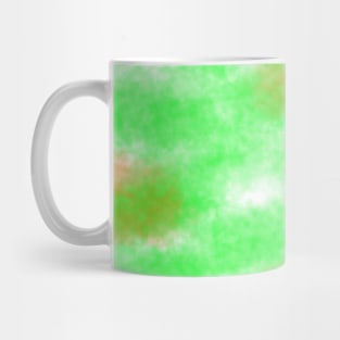 Green red watercolor handpainted abstract art Mug